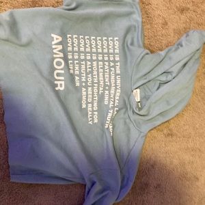 Cropped hoodie